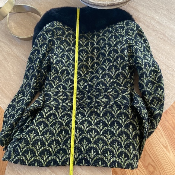 Milly Of New York fox fur collar coat - Picture 8 of 10